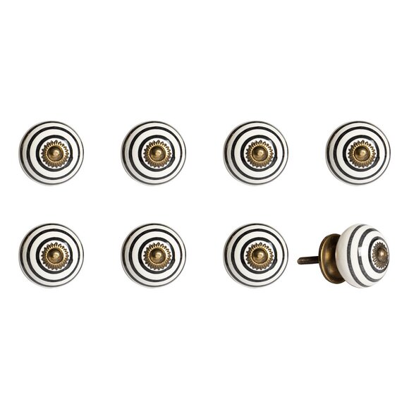 Knob-It Home Decor Classic Cabinet & Drawer Knobs | 8-Piece | K4009 - Picture 1 of 3